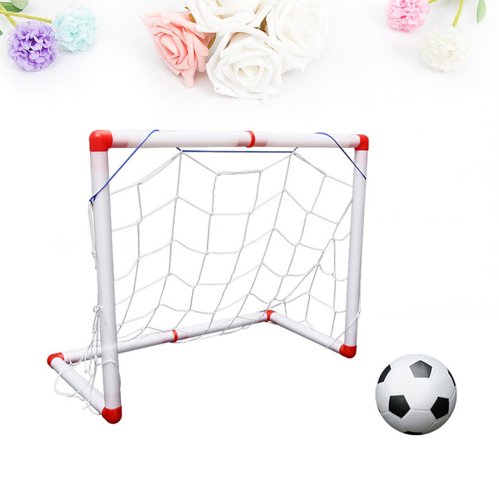 Party Games Indoor - 1Set 56Cm Mini Football Goal Weather-Resistant