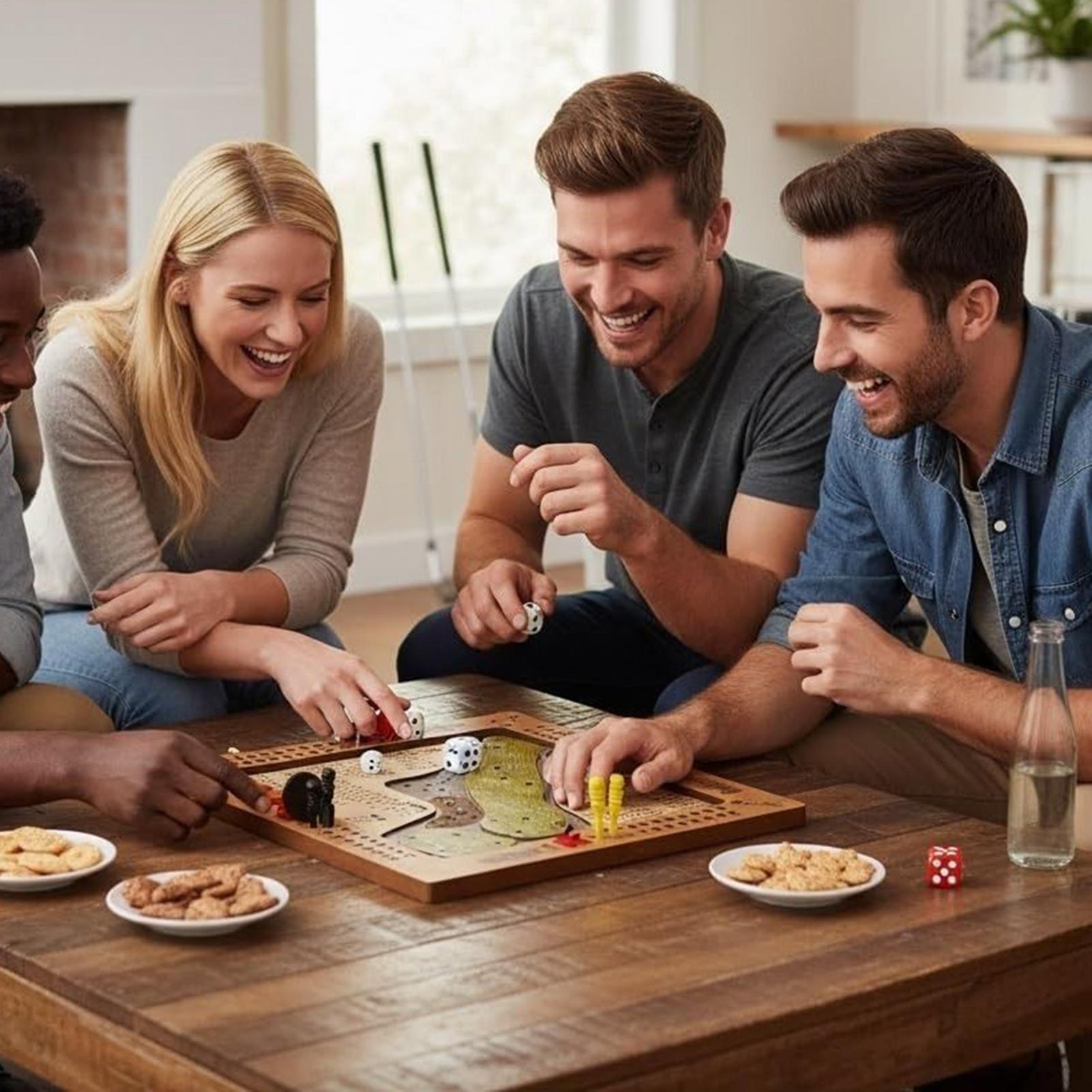 Golf Dice Game Wooden Challeng - Party Games Indoor recension och pris