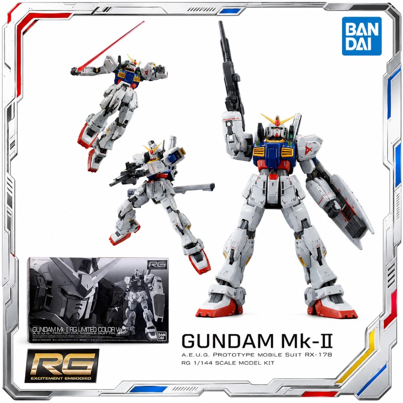 Bandai Original RG 1/144 RX178 - Bandai Model Gundam Rg recension och pris