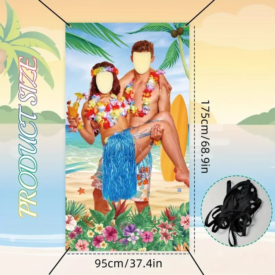 1pc, Hawaiian Luau Couple Phot - Party Games Couple recension och pris