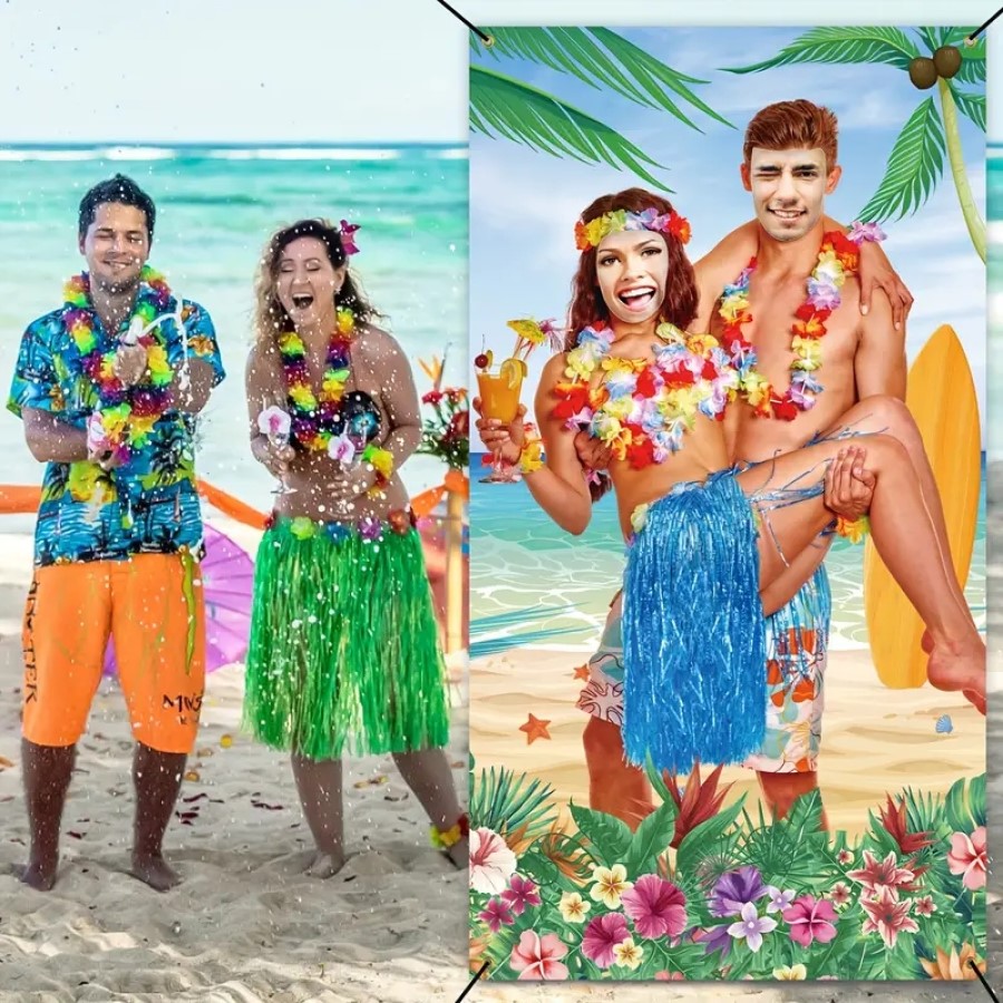 1pc, Hawaiian Luau Couple Phot - Party Games Couple recension och pris