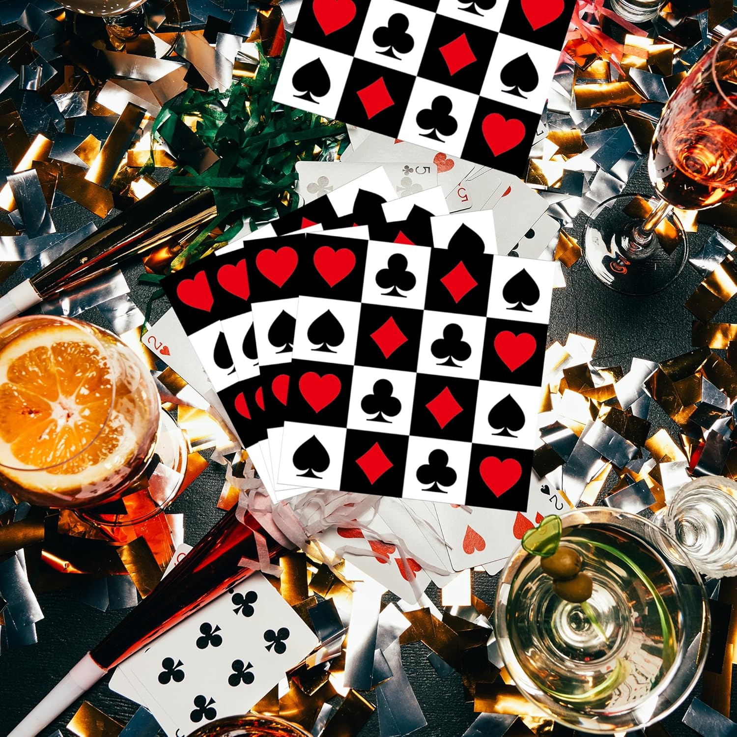 20/40/60/80 PCS Casino Theme P - Party Games Night recension och pris