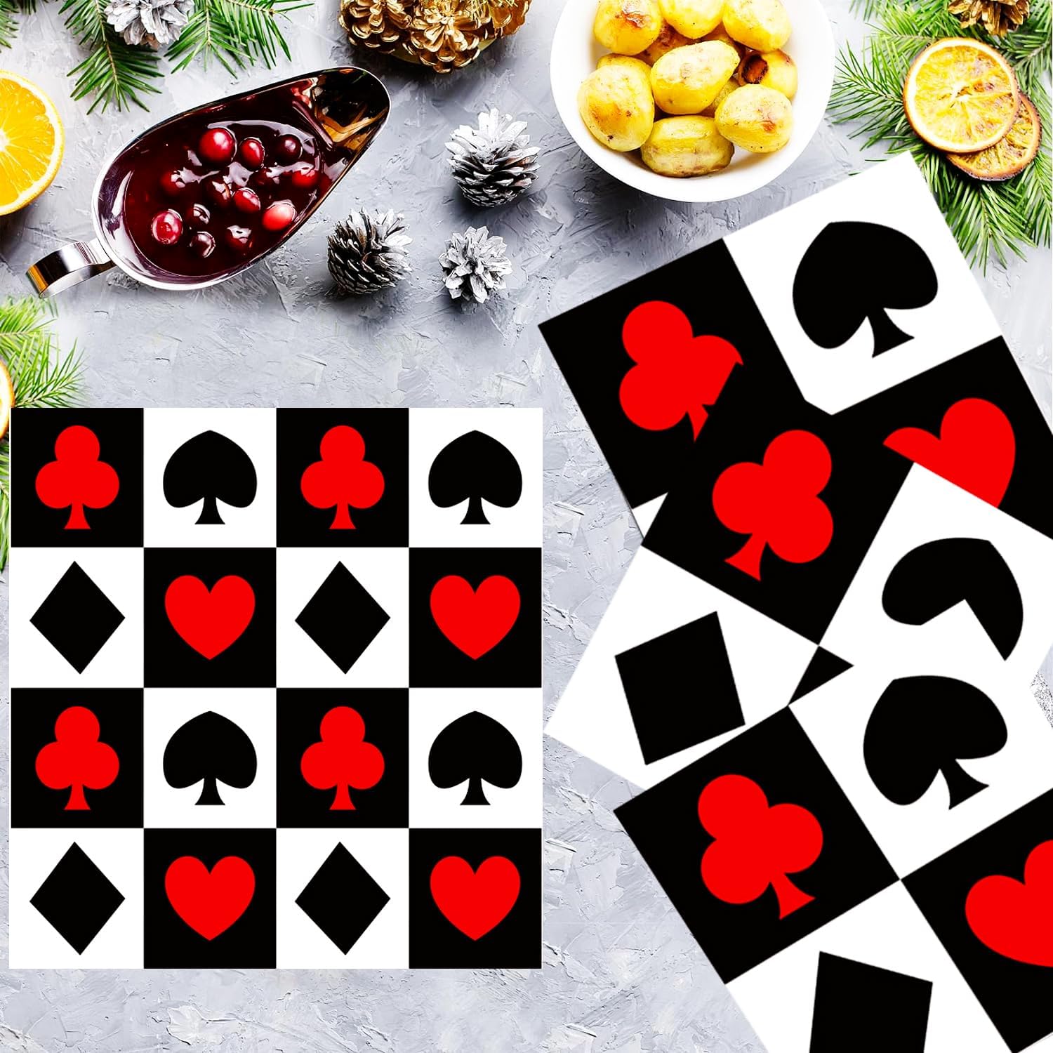 20/40/60/80 PCS Casino Theme P - Party Games Night recension och pris