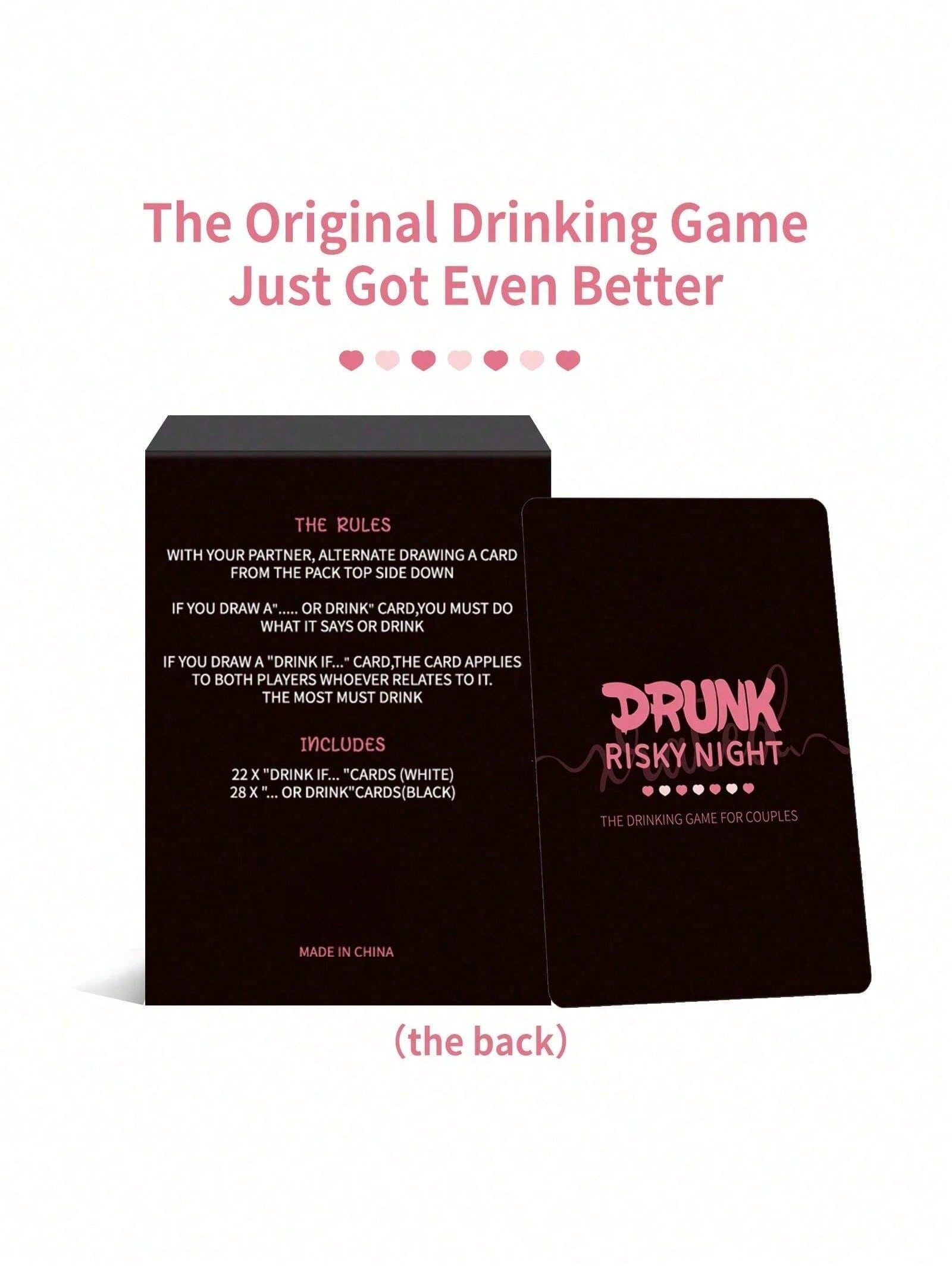 Drunk Risky Night Card Game, H - Party Games Couple recension och pris