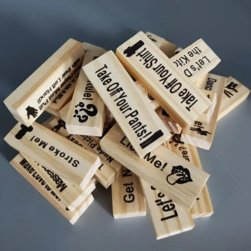 48PCS Block Tower Game Couple  - Party Games Couple recension och pris