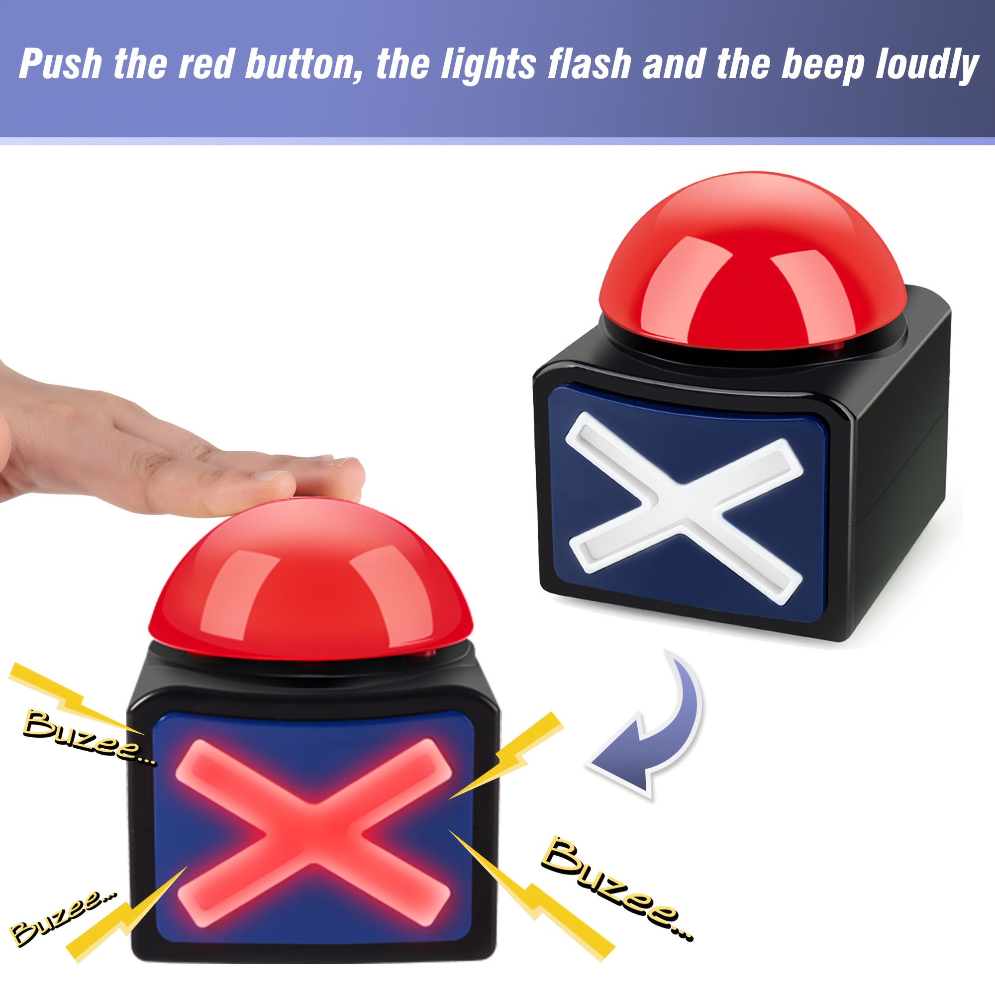Black and Red Light-Up Sound B - Party Games Night recension och pris