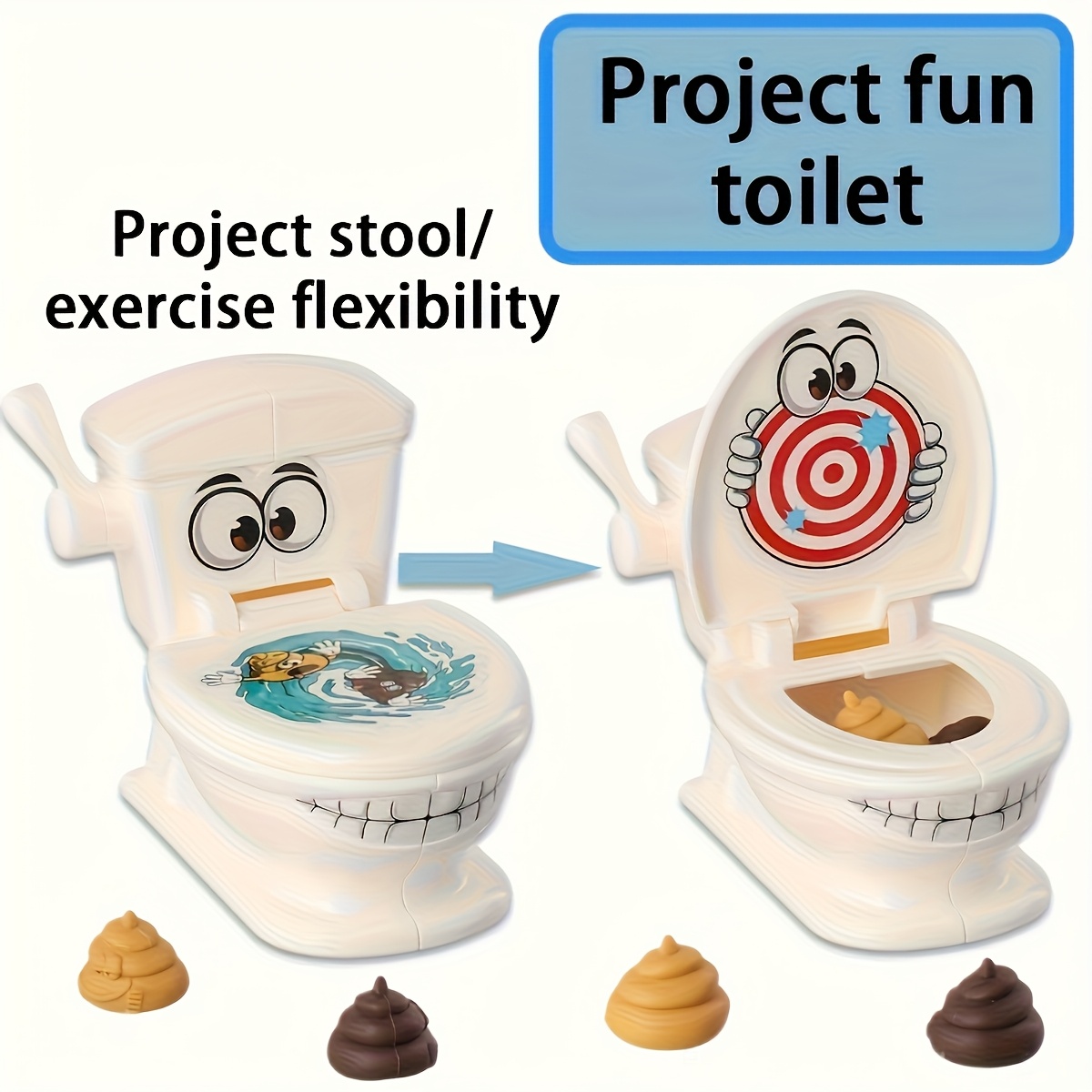 Mini Toilet Anti Stress Toys T - Party Games Indoor recension och pris