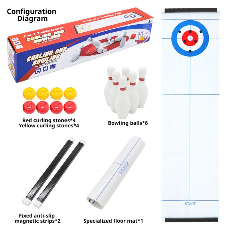 New Mini Curling&Bowling Table - Party Games Indoor recension och pris