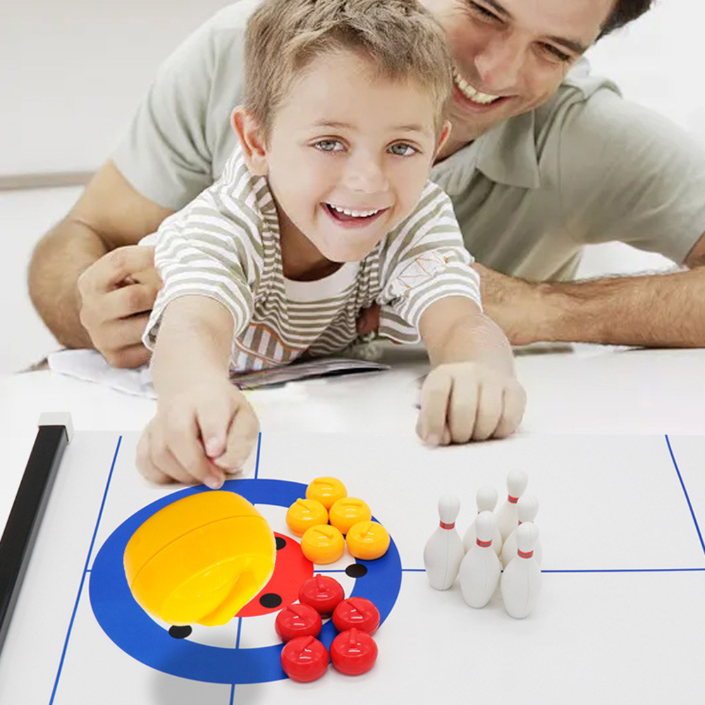 New Mini Curling&Bowling Table - Party Games Indoor recension och pris
