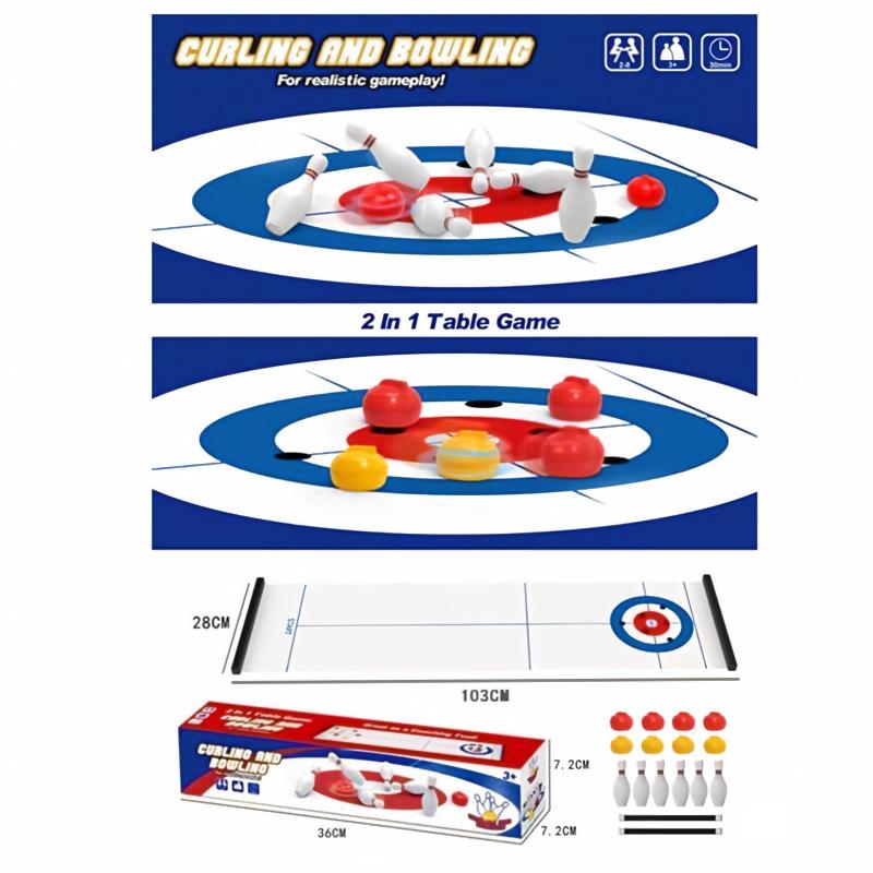 New Mini Curling&Bowling Table - Party Games Indoor recension och pris