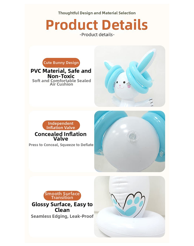 Easter Inflatable Bunny Ring T - Party Games Indoor recension och pris