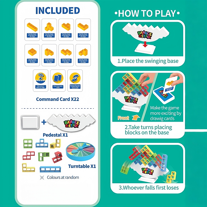 Interactive Balance Block Game - Party Games Indoor recension och pris