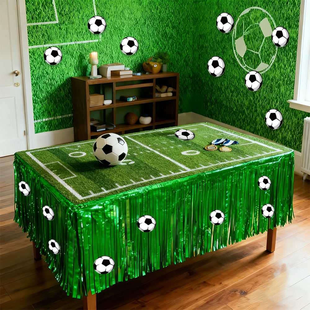 Green Foil Table Skirt and 10  - Party Games At Wedding recension och pris
