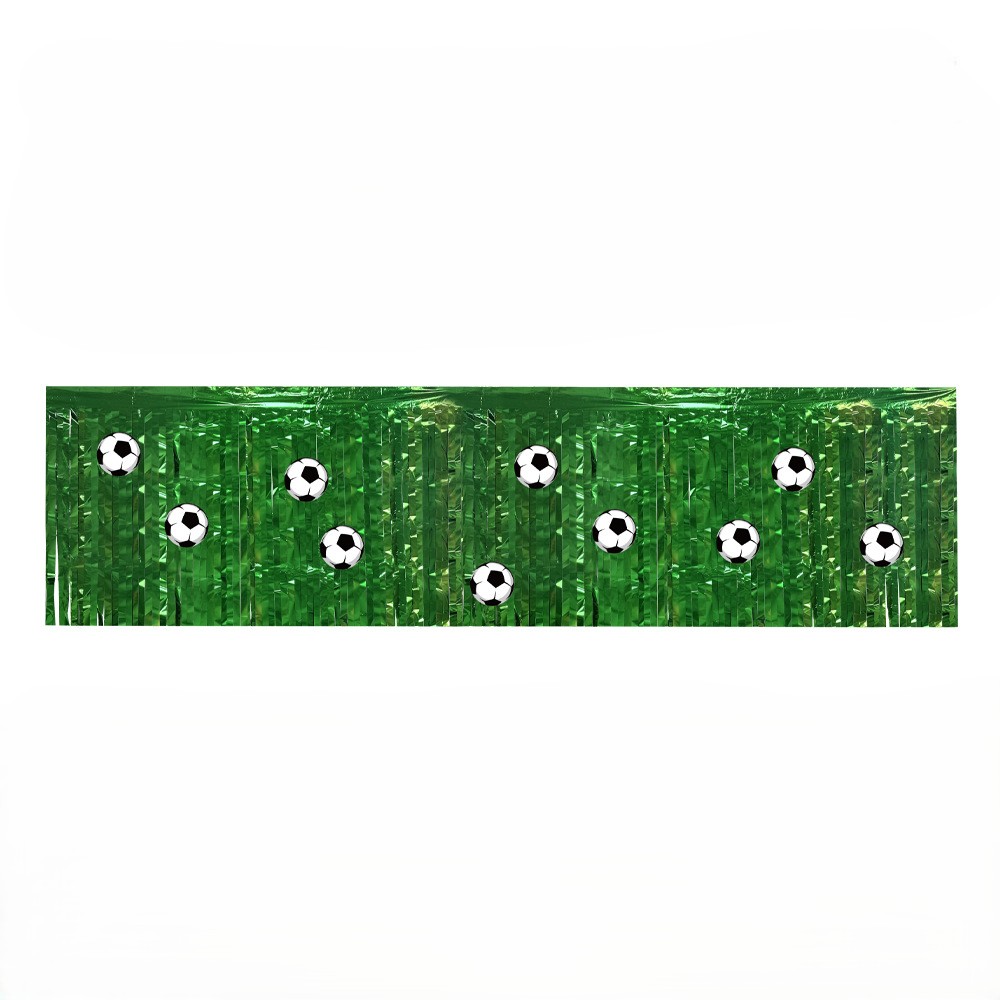 Green Foil Table Skirt and 10  - Party Games At Wedding recension och pris