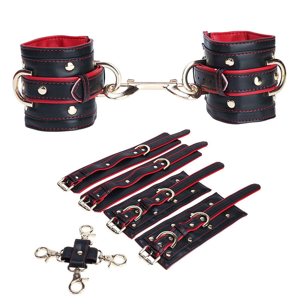 Padded Leather Handcuffs Ankle - Party Games Couple recension och pris